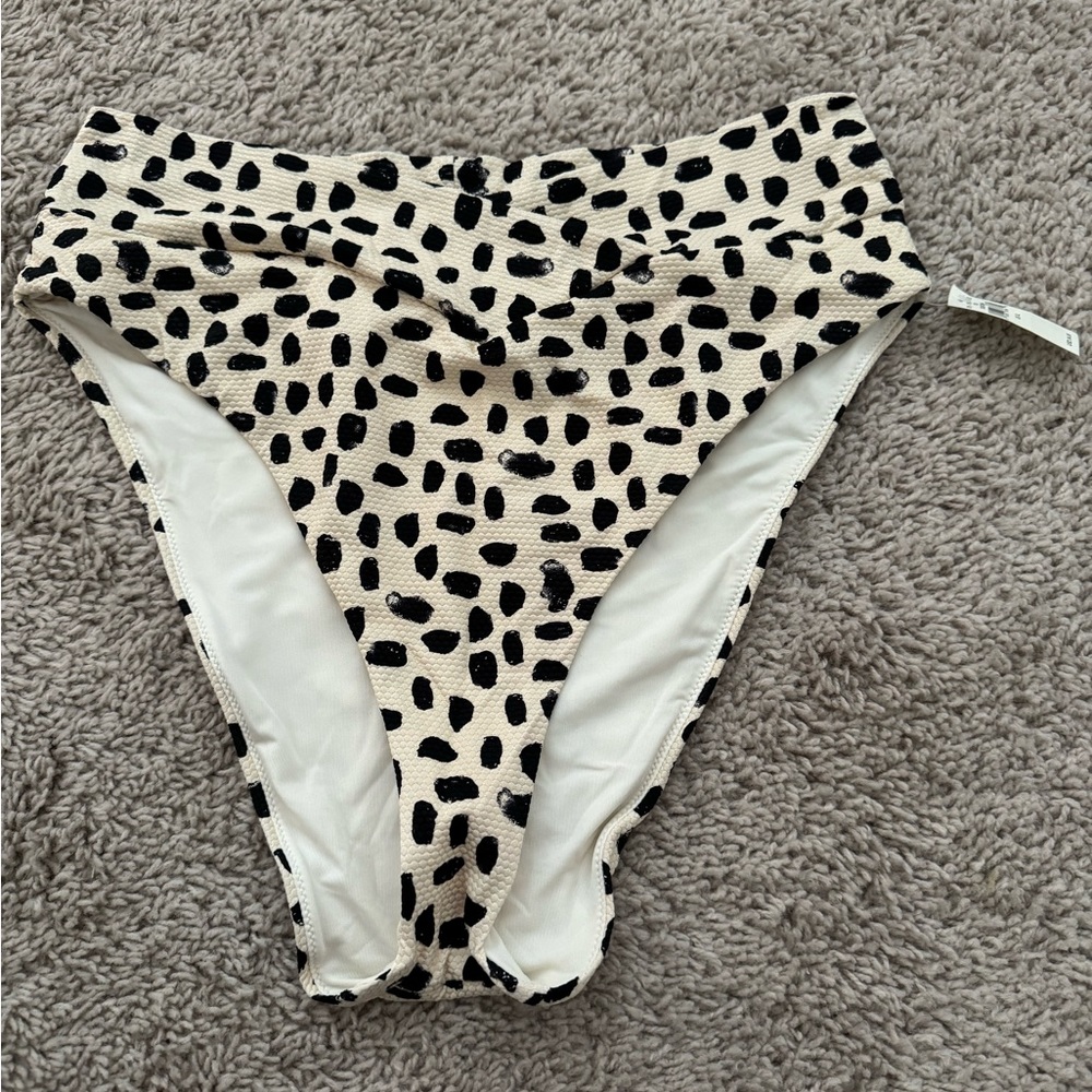 Aerie crossover high waisted bikini bottoms